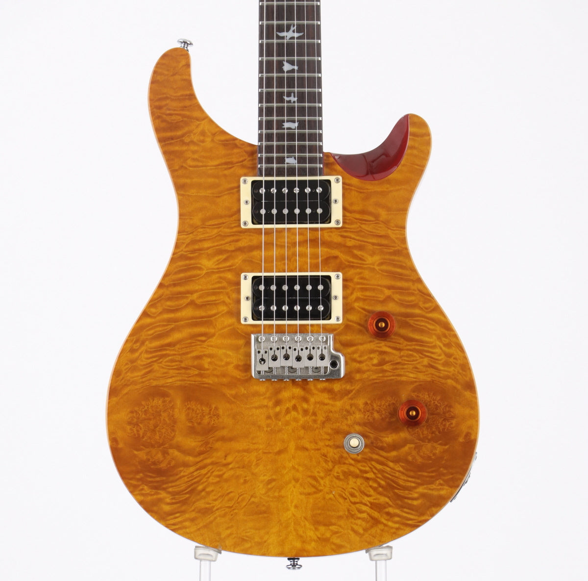 [SN K20081] USED PRS SE / SE Custom24 Flat Top QM Bird Inlay Vintage Yellow [06]