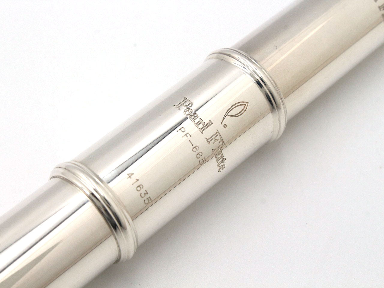 [SN 41635] USED PEARL / Flute PF-665E Silver head tube [09]