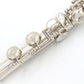 [SN 41635] USED PEARL / Flute PF-665E Silver head tube [09]