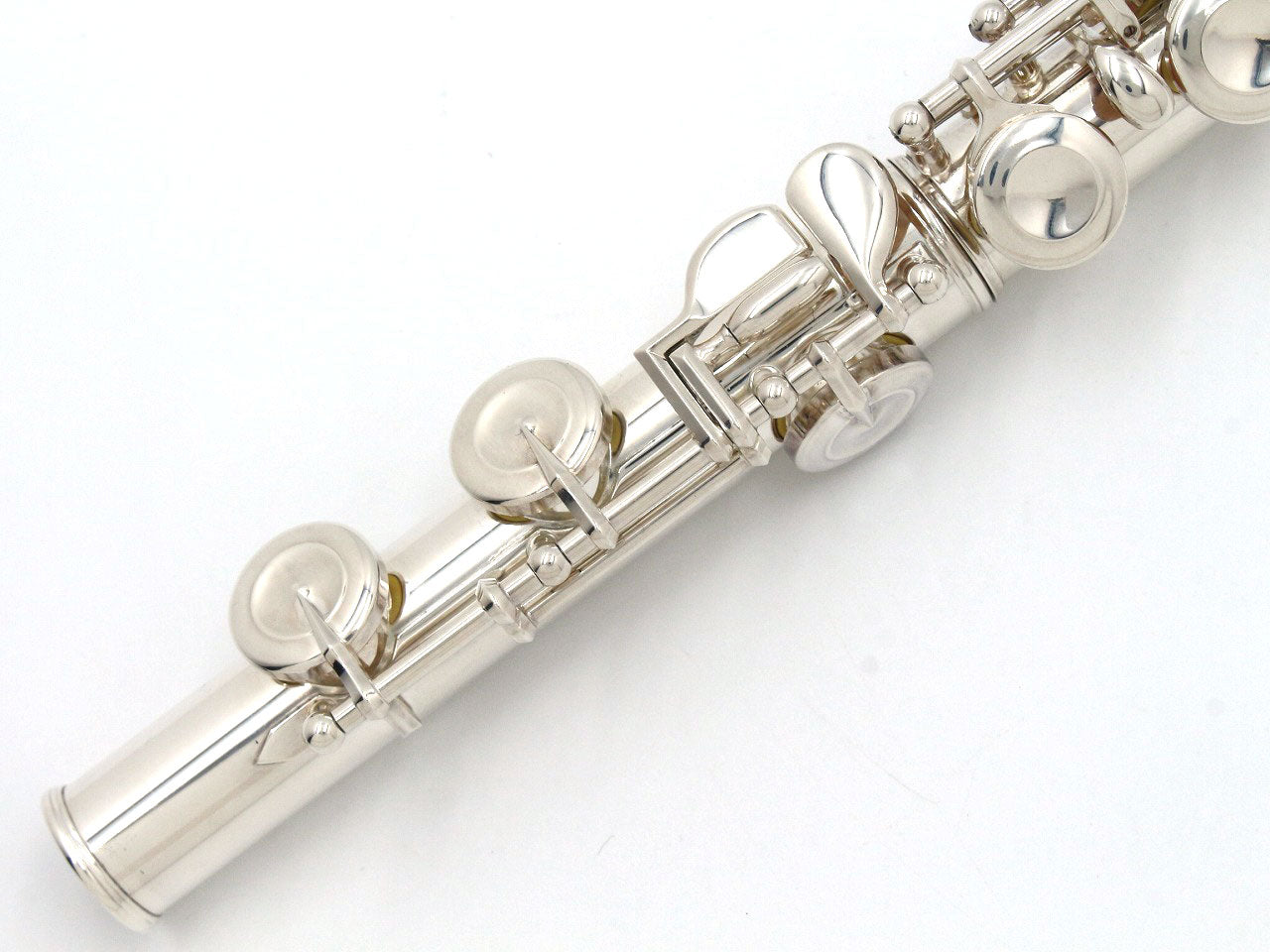 [SN 41635] USED PEARL / Flute PF-665E Silver head tube [09]