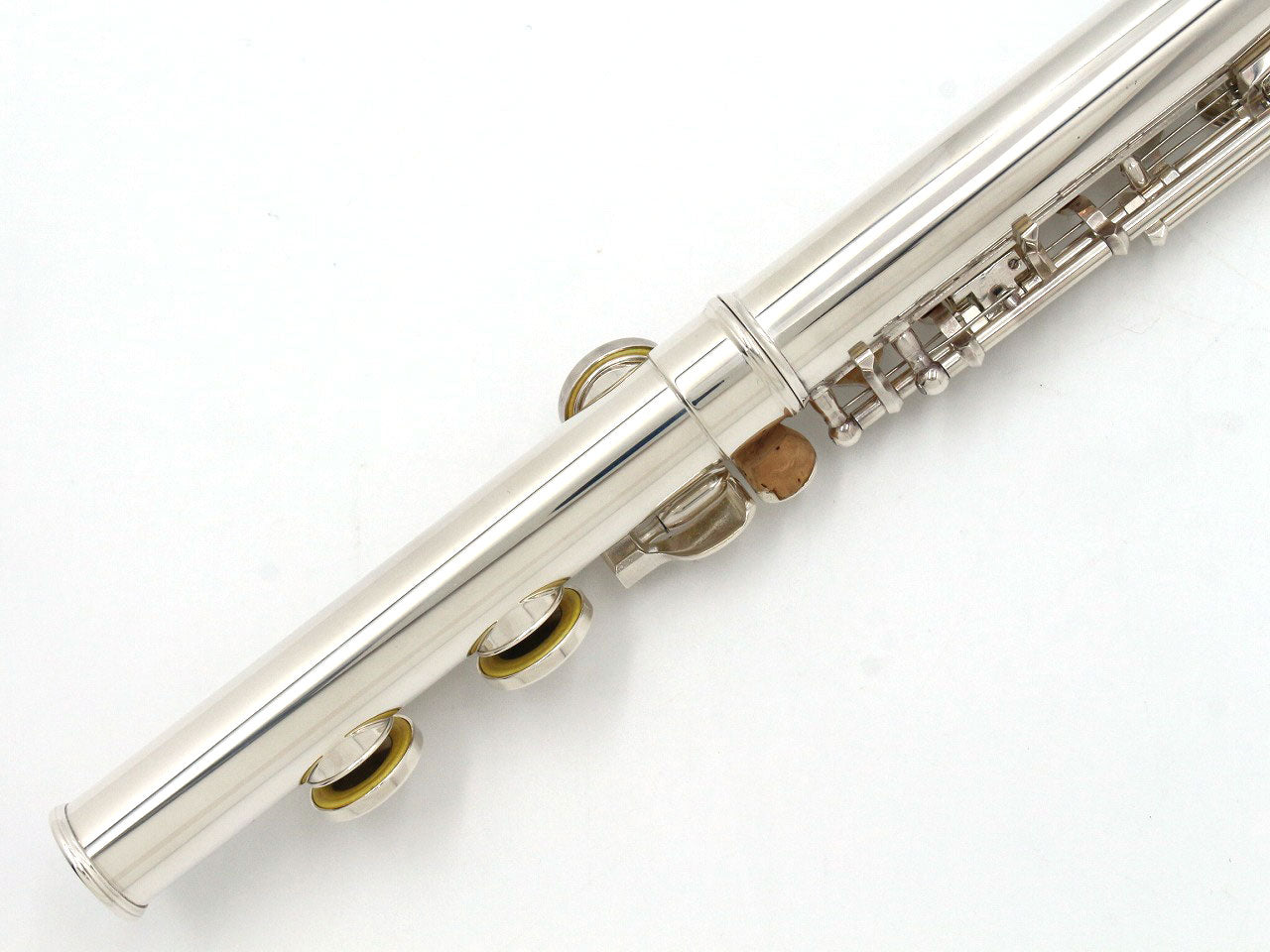 [SN 41635] USED PEARL / Flute PF-665E Silver head tube [09]