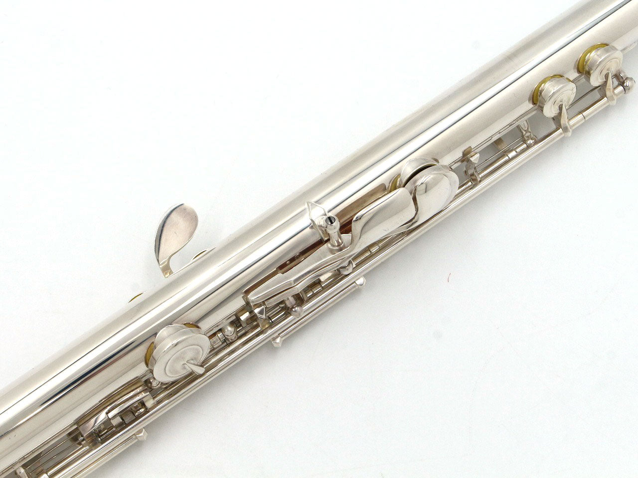 [SN 41635] USED PEARL / Flute PF-665E Silver head tube [09]