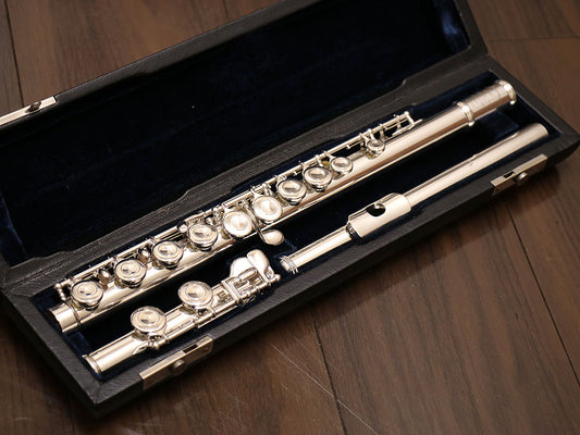 [SN 12730] USED MURAMATSU STANDARD all silver flute [10]