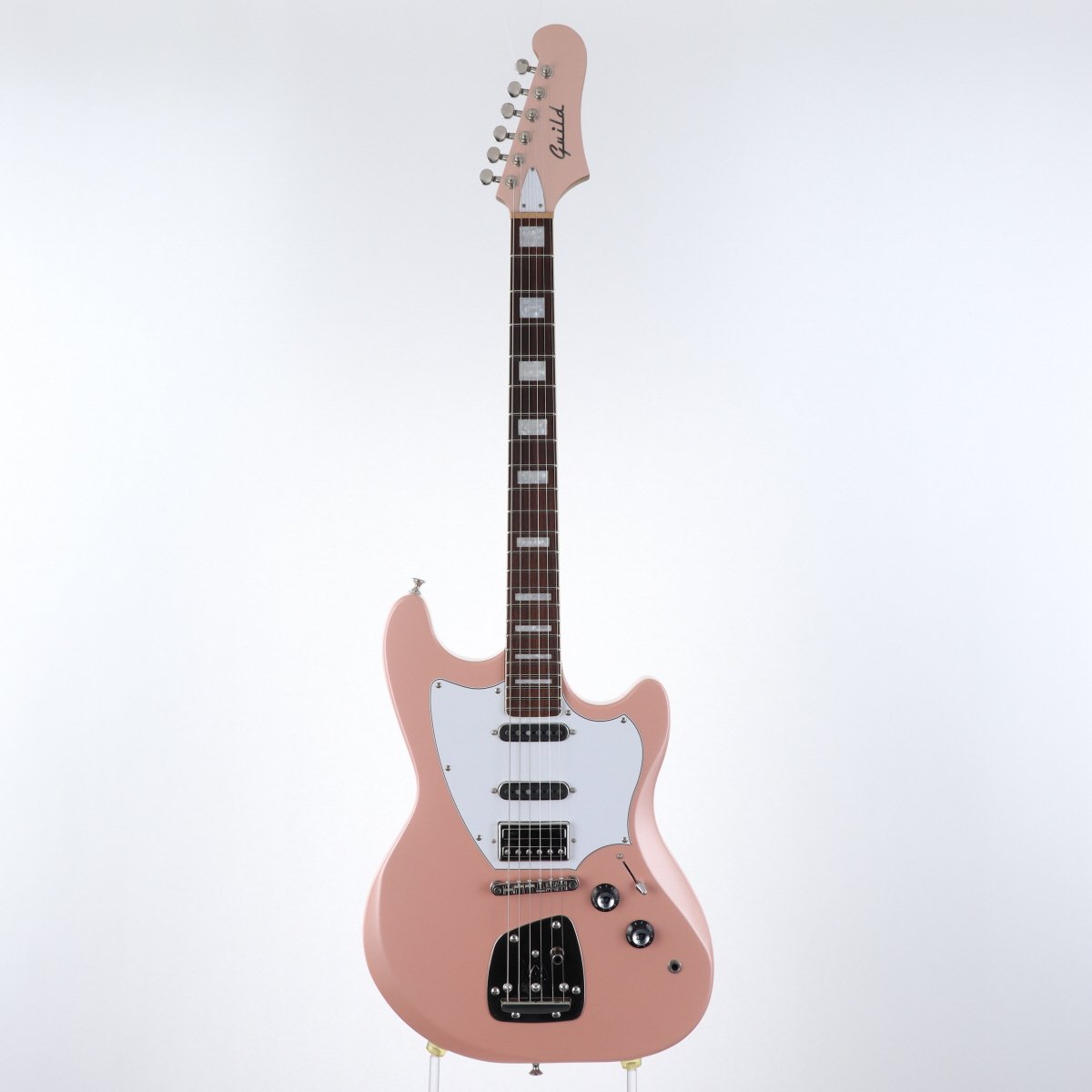 [SN GA4230889] USED Guild / Surfliner Deluxe Rose Quartz Metallic [11]