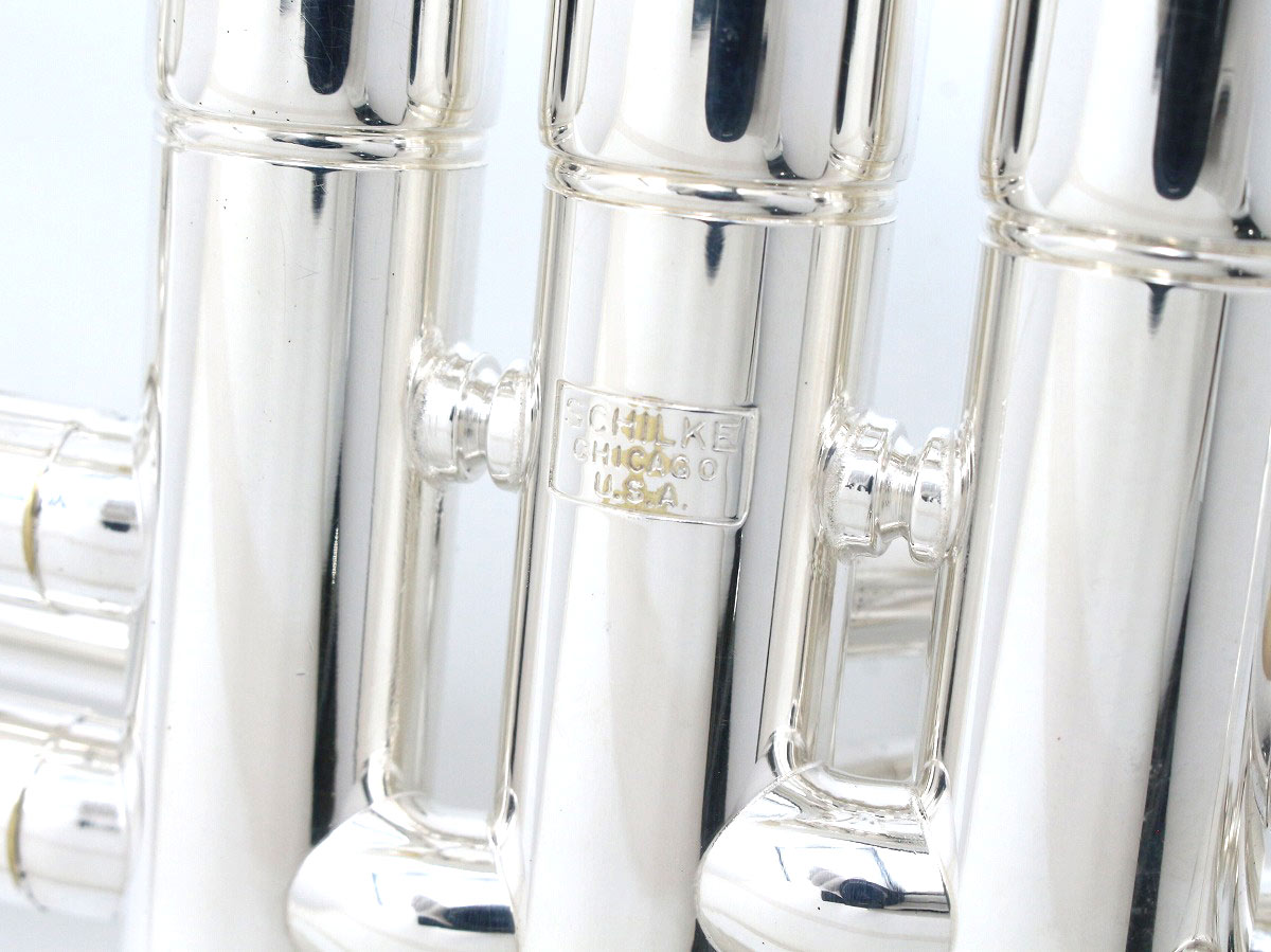 [SN 22911] USED SCHILKE / Trumpet M1 silver plated [09]