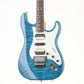 [SN JD19003958] USED FENDER MADE IN JAPAN / Michiya Haruhata Stratocaster Caribbean Blue Trans [05]