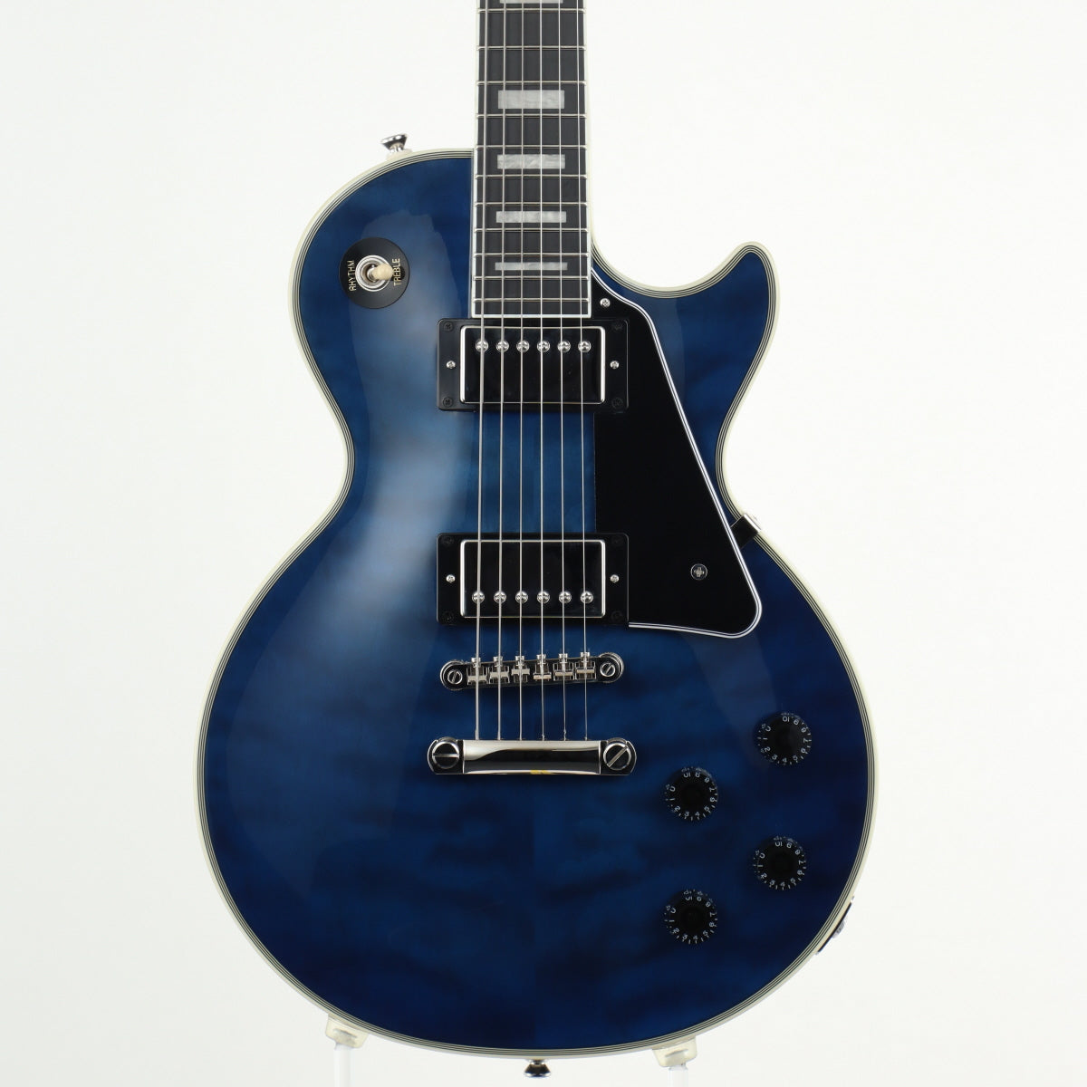 [SN 24011521661] USED Epiphone Epiphone / Inspired by Gibson Les Paul Custom Quilt Viper Blue [20]