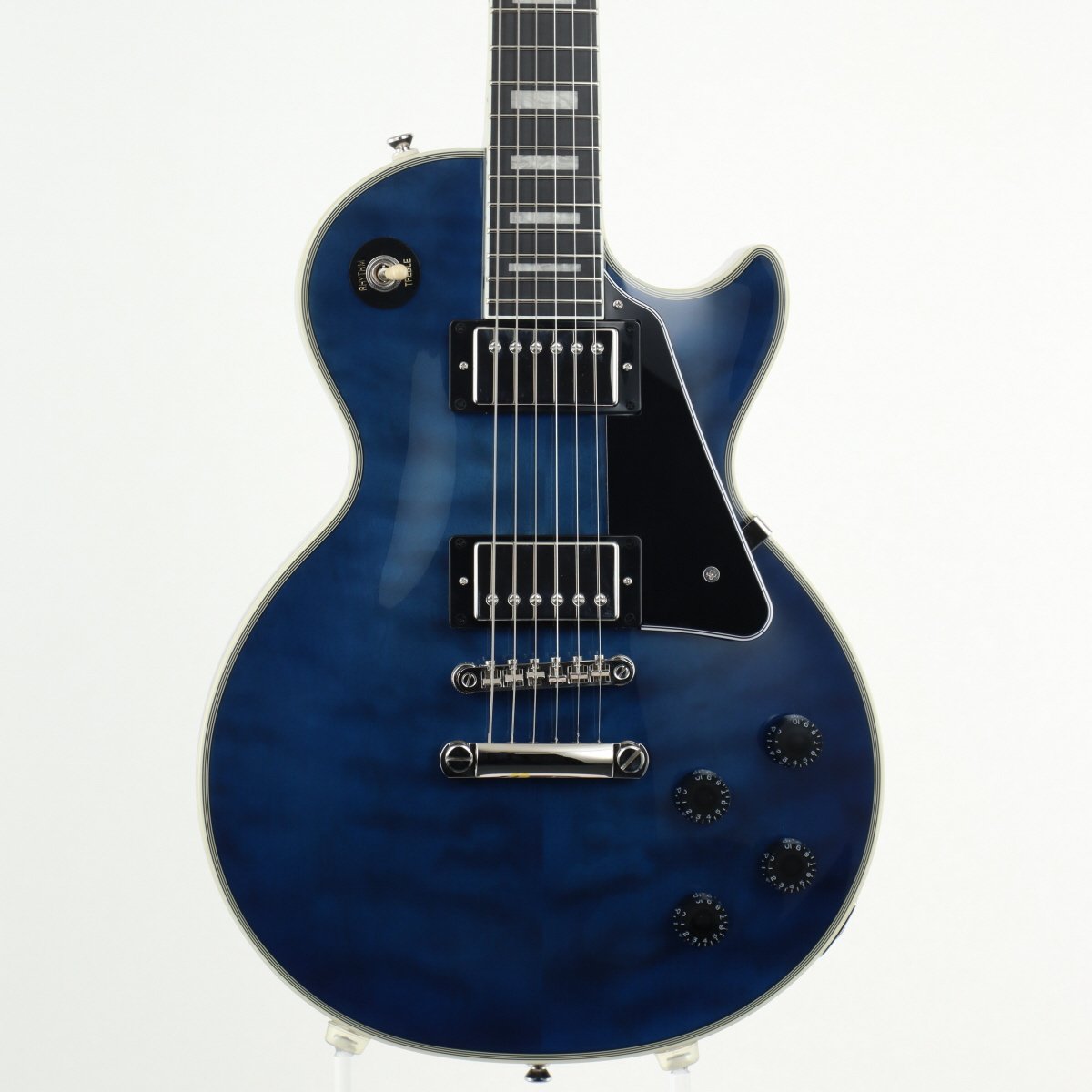 [SN 24011521661] USED Epiphone Epiphone / Inspired by Gibson Les Paul Custom Quilt Viper Blue [20]