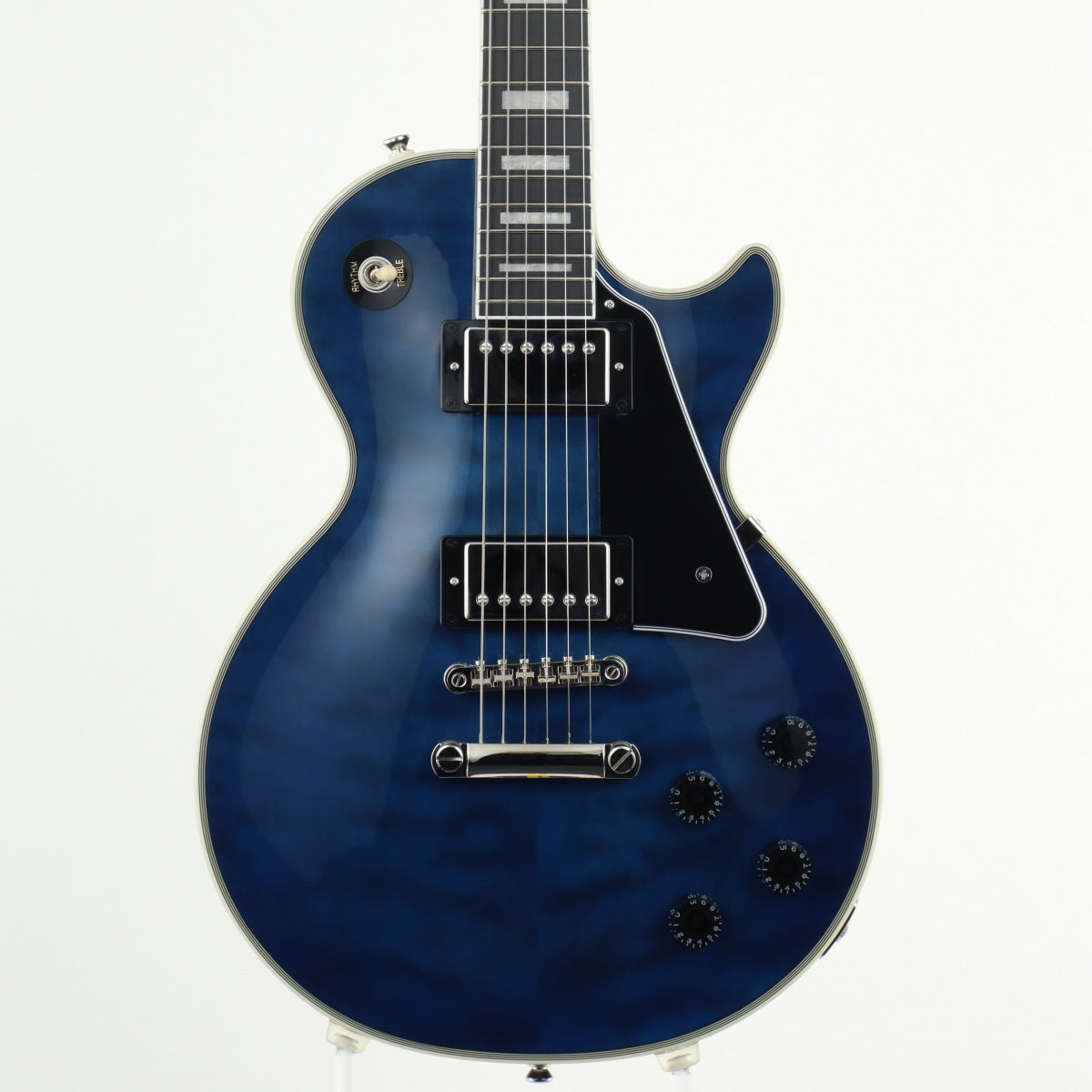 [SN 24011521661] USED Epiphone Epiphone / Inspired by Gibson Les Paul Custom Quilt Viper Blue [20]