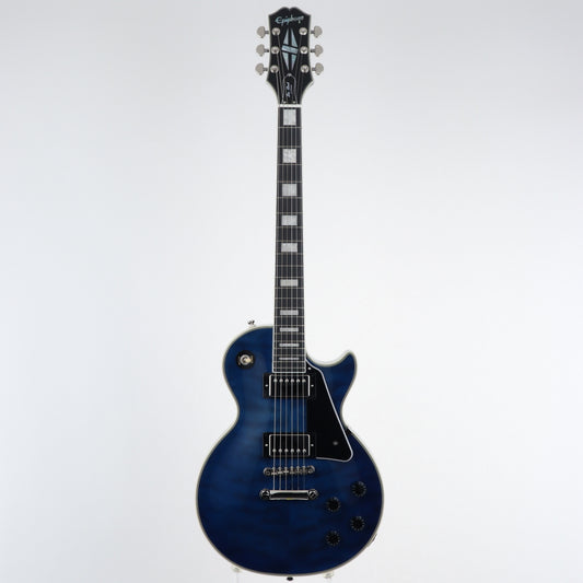 [SN 24011521661] USED Epiphone Epiphone / Inspired by Gibson Les Paul Custom Quilt Viper Blue [20]