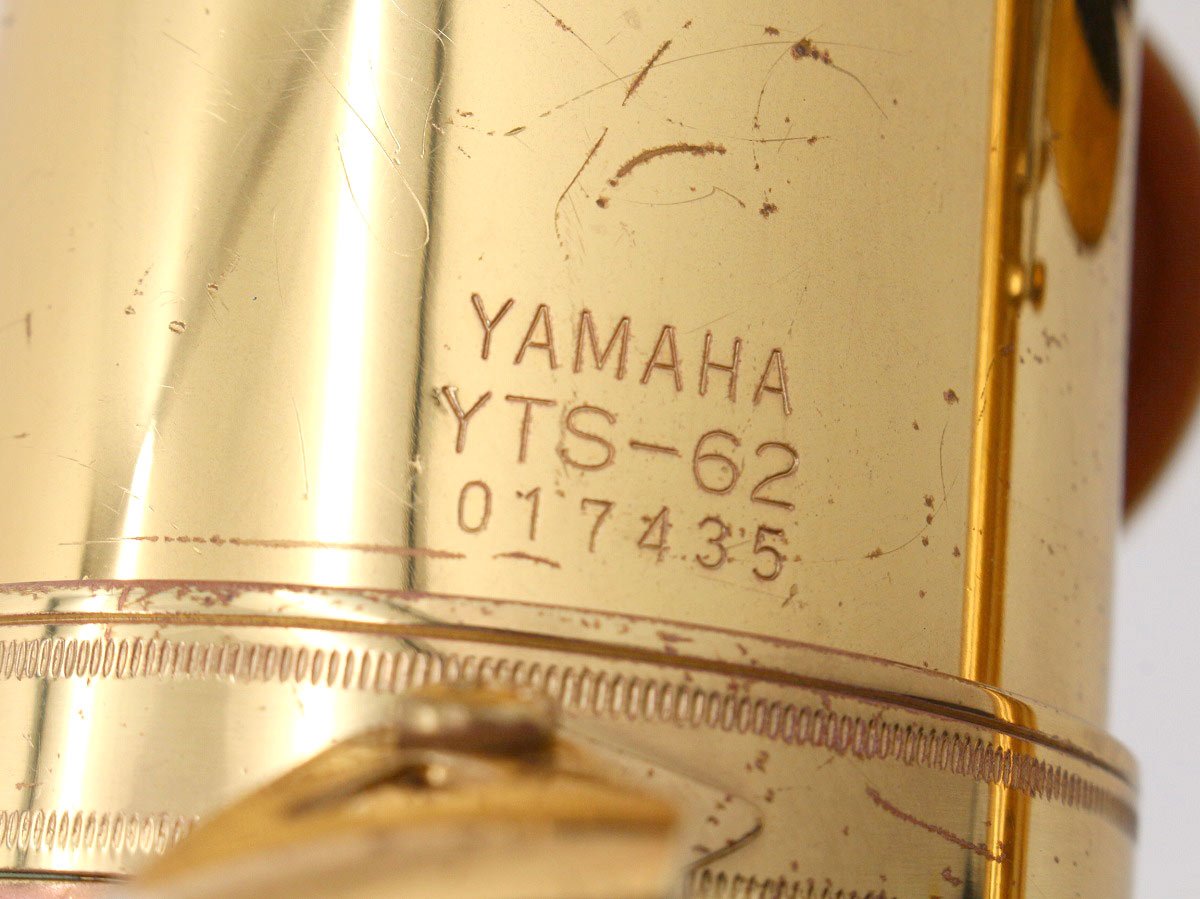 [SN 017435] USED YAMAHA / Tenor Saxophone YTS-62 First Generation Purple LOGO All tampos replaced [20]