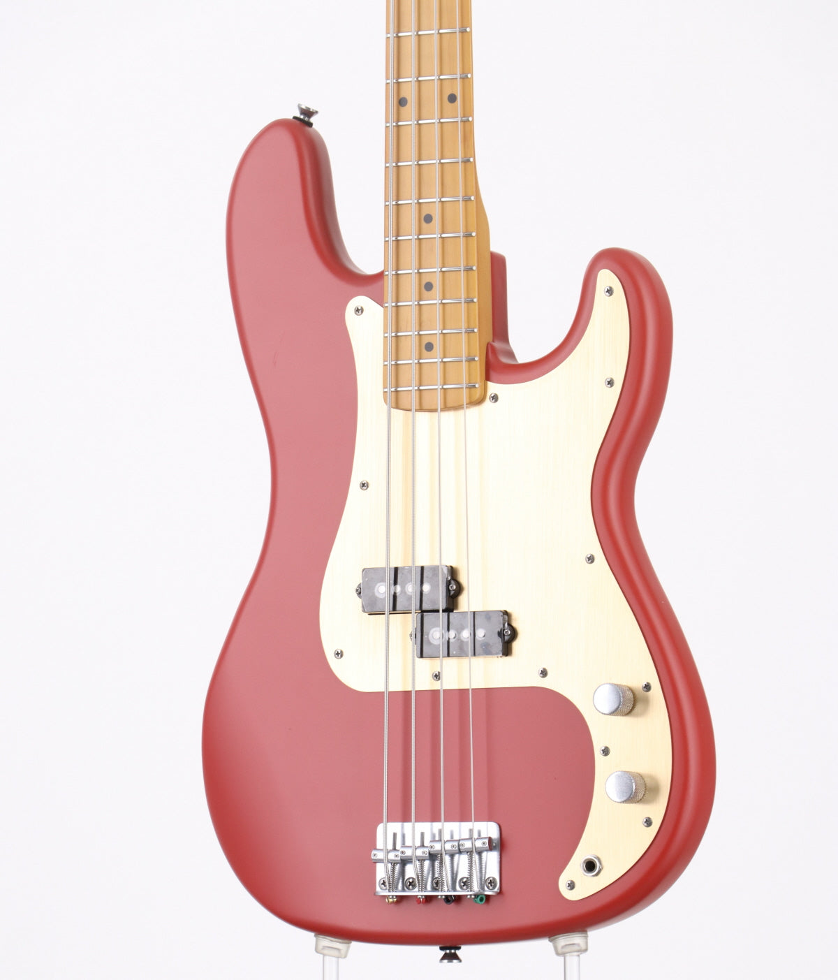 [SN ISSH22000128] USED Squier by Fender / 40th Anniversary Precision Bass Vintage Edition Maple Fingerboard Gold Anodized Pickguard Satin Dakota Red [08]