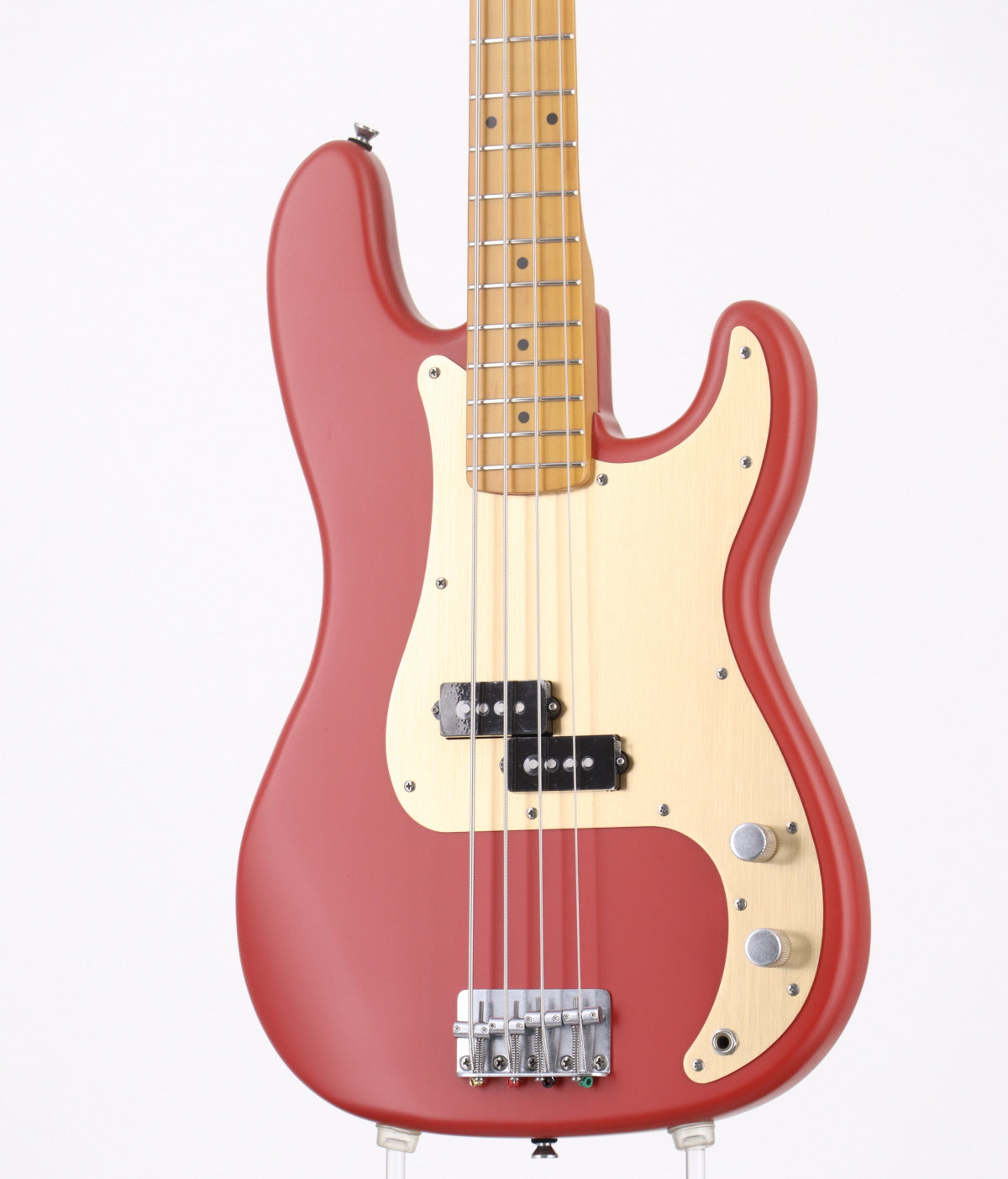 [SN ISSH22000128] USED Squier by Fender / 40th Anniversary Precision Bass Vintage Edition Maple Fingerboard Gold Anodized Pickguard Satin Dakota Red [08]