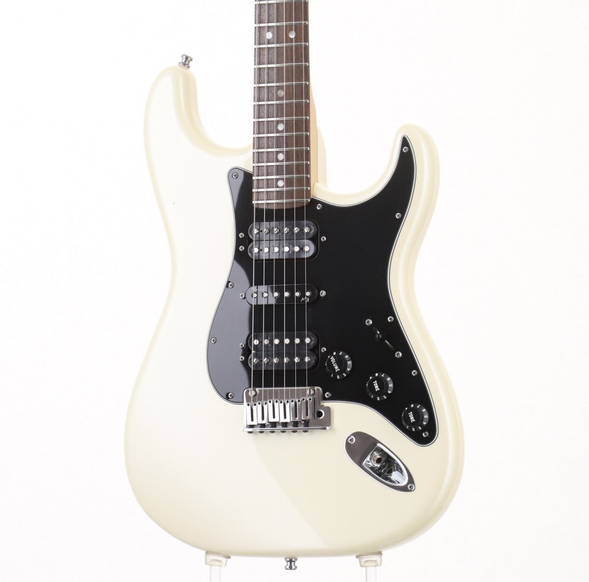 [SN US13058486] USED Fender Usa / American Deluxe ST HSH with Modern Twin Head Humbucker Olympic Pearl [03]