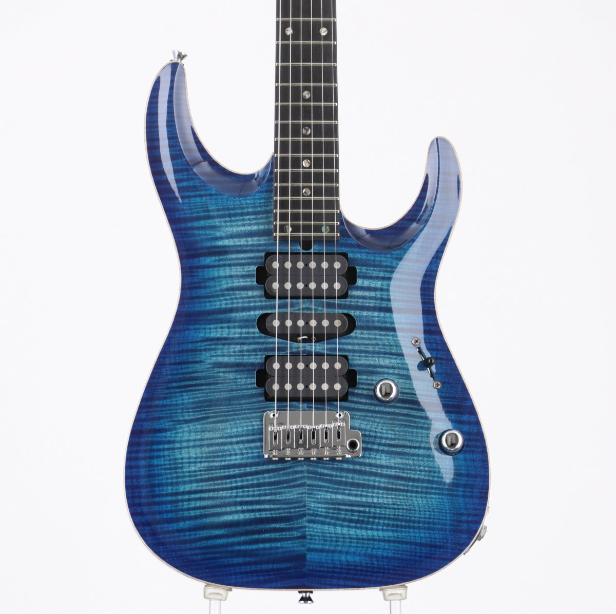 [SN 031522] USED TS GUITARS / DST 24 Carved Top Flame Trans Blue Burst [03]