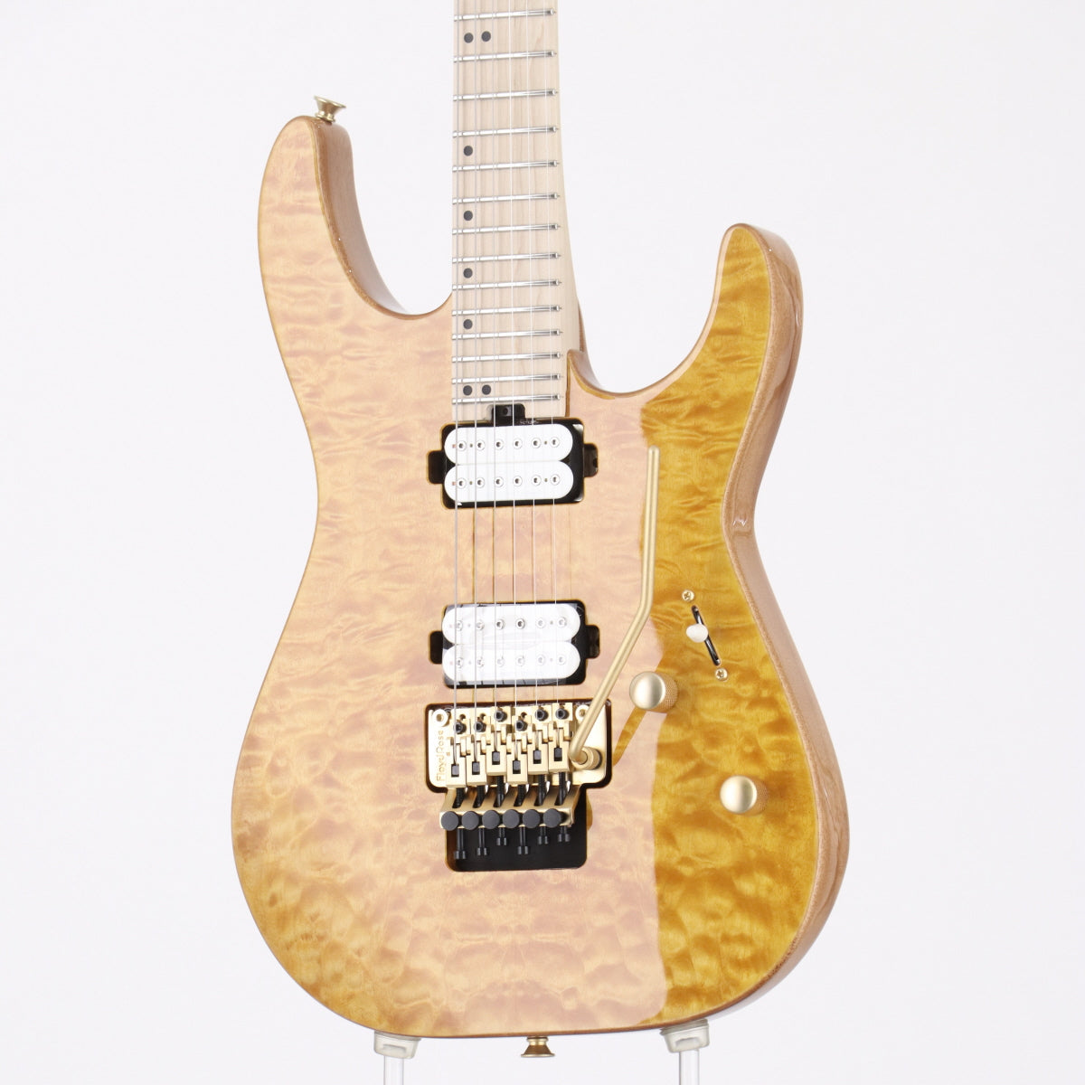 [SN MC23001020] USED Charvel / Pro-Mod DK24 HH FR M Mahogany with Quilt Maple Dark Amber [made in 2023/3.45kg]. [08]