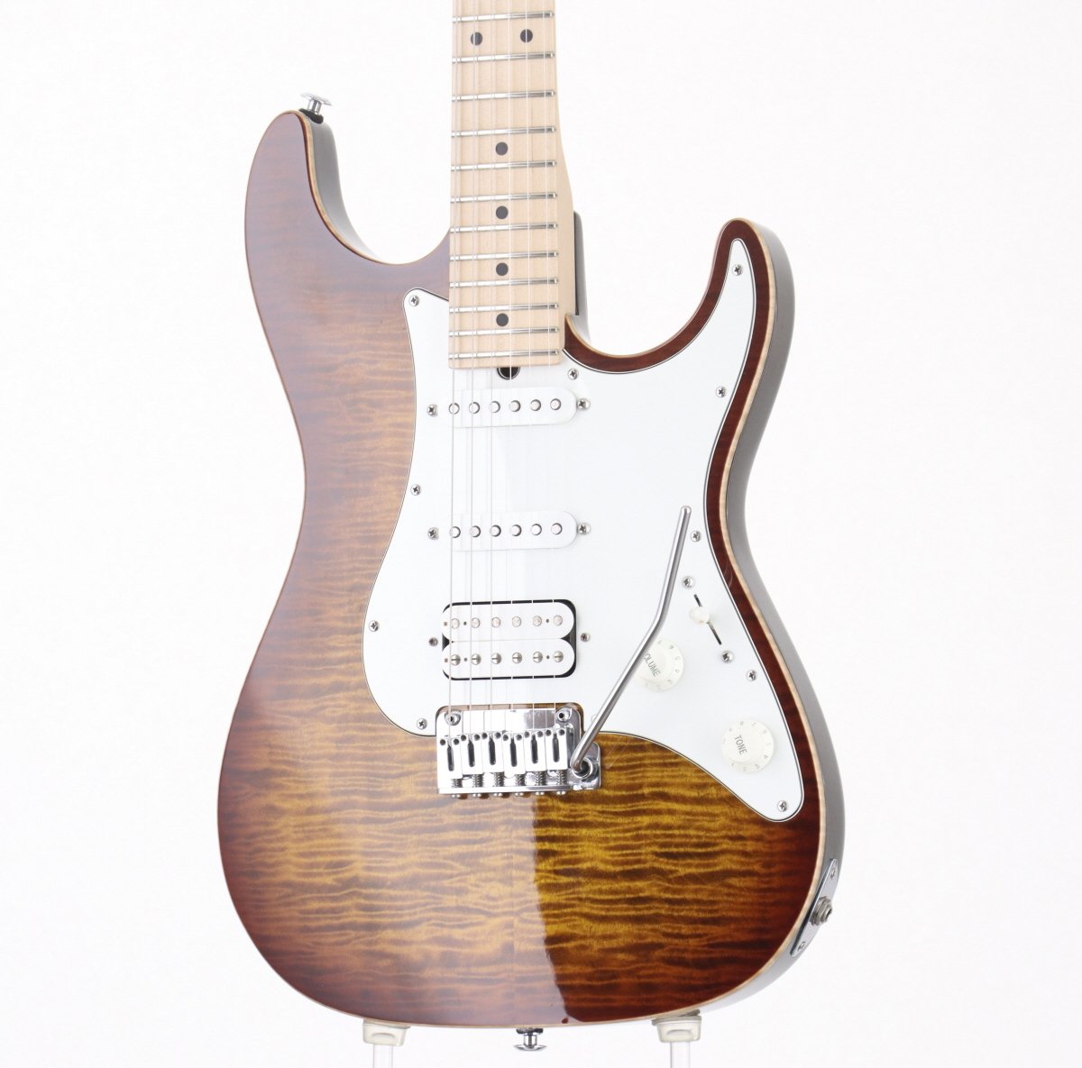 [SN P3304] USED Suhr / Pro Series S4 STD Bengal Burst [03]