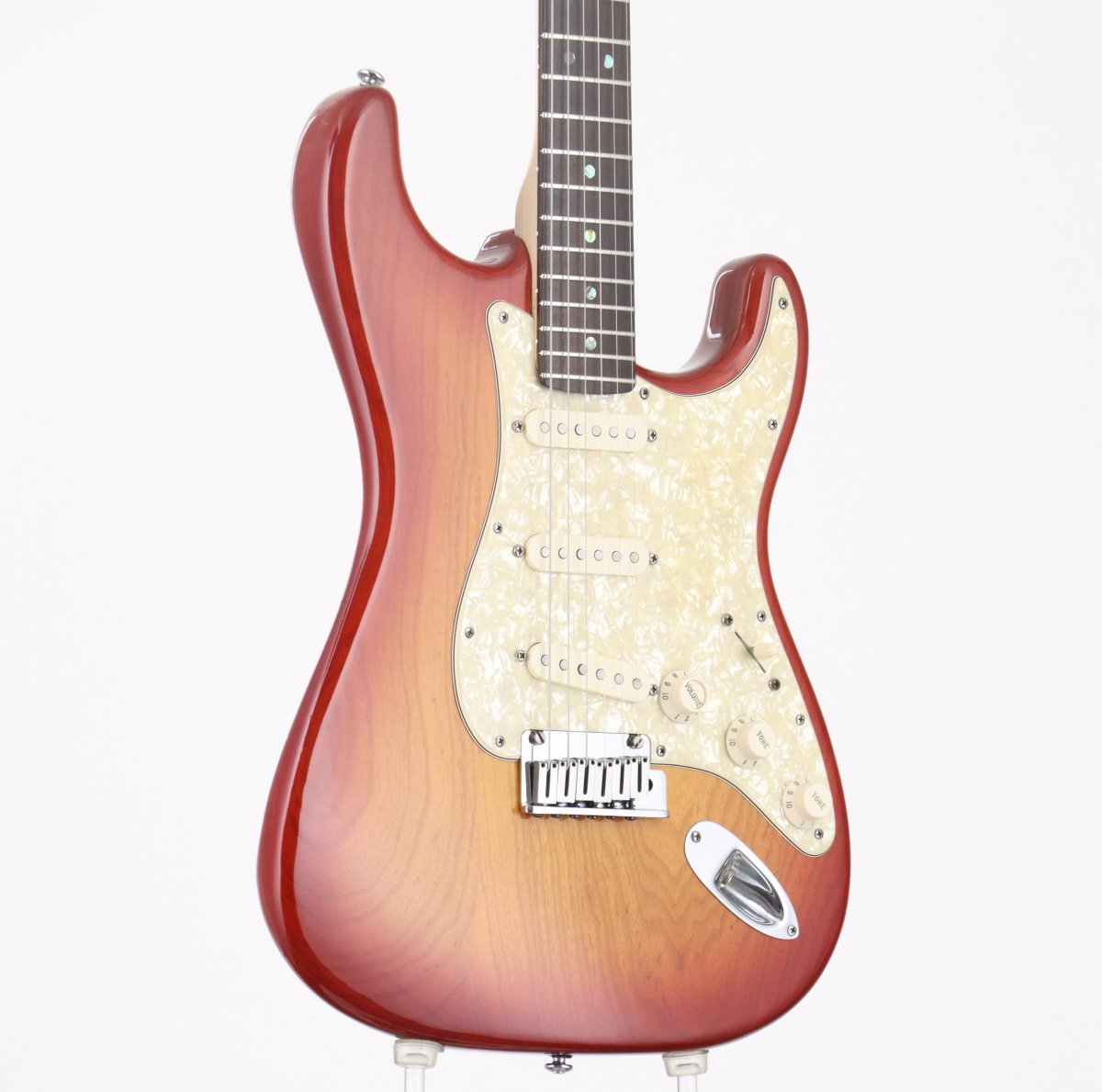 [SN DZ7060202] USED Fender USA / American Deluxe Stratocaster SCN PU Ash Aged Cherry Sunburst [06]