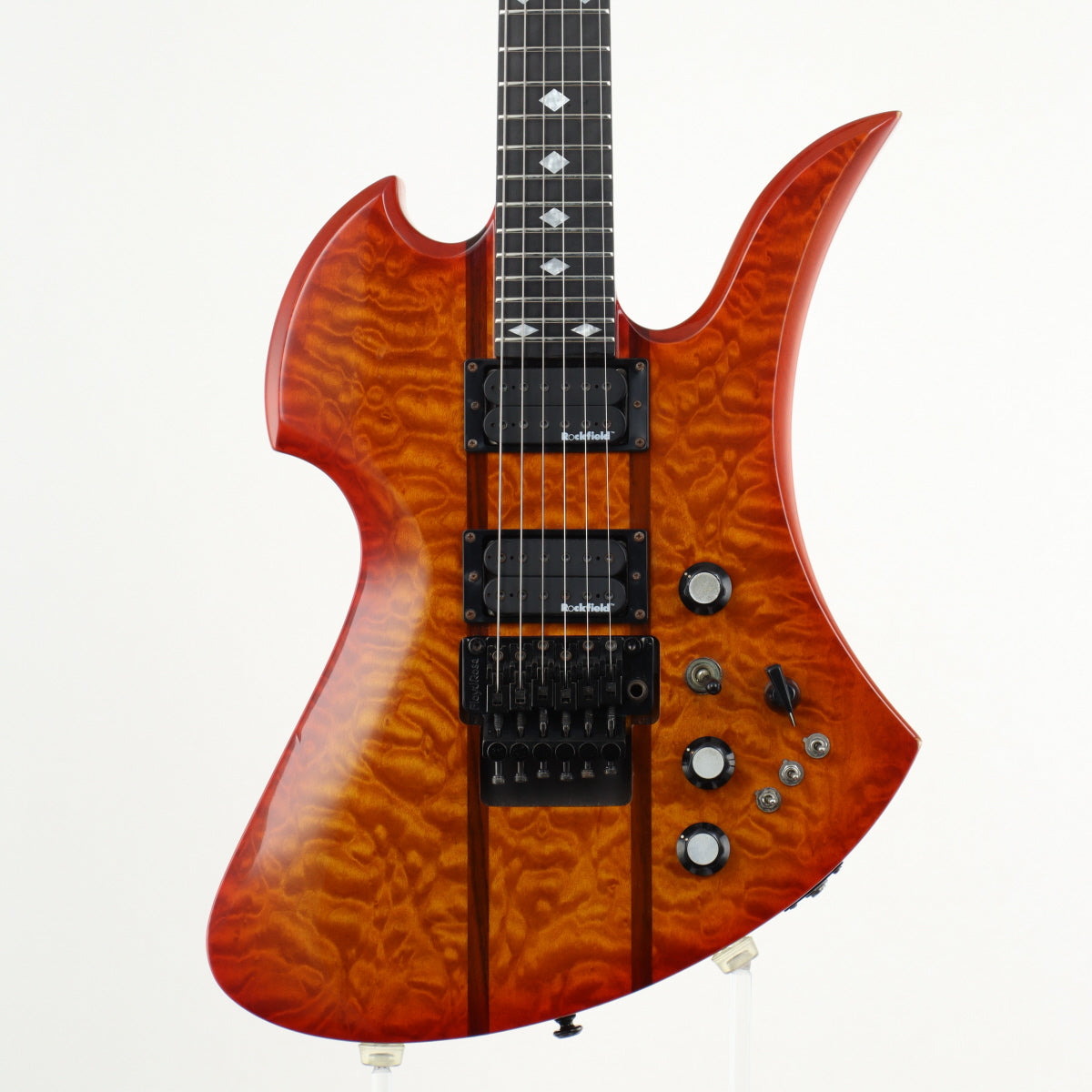 [SN E09081122] USED B.C.Rich / MGST / Mockingbird ST with Rockfield PU Trans Honey Burst [12]