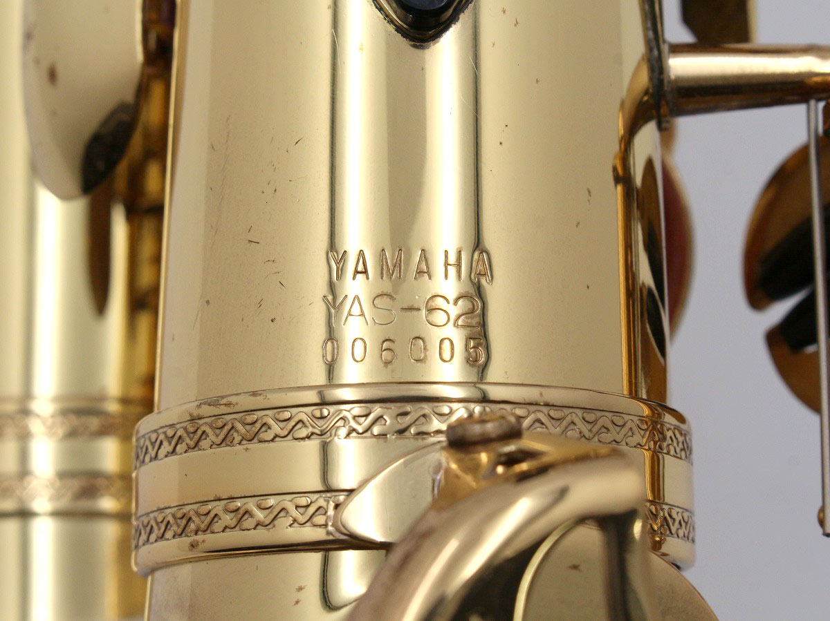 [SN 006005] USED YAMAHA / Alto Saxophone YAS-62 Early Purple LOGO All tampos replaced. [20]