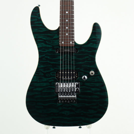 [SN ZK-059] USED SCHECTER Schecter / Progauge Artist Series PA-ZK-1 Shinichi Kobayashi Signature Black Turquoise [20]