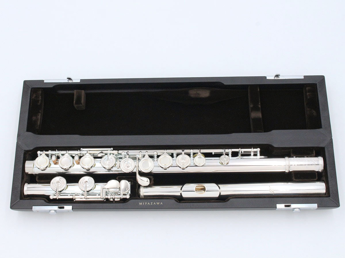 [SN 116381] USED MIYAZAWA / Flute Atelier Plus 1E, head tube silver, riser 9K, un [09]