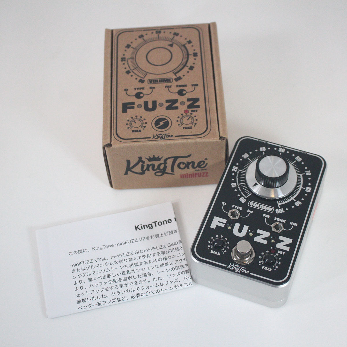 [SN MF220334] USED KING TONE GUITAR / miniFUZZ V2 Black Panel [05]