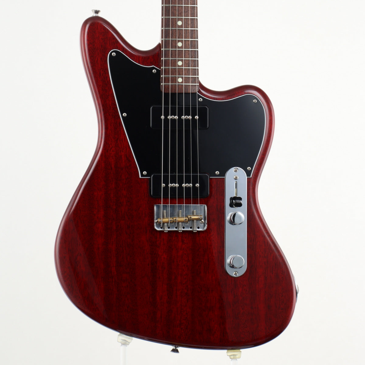 [SN JD19013598] USED Fender / Limited Mahogany Offset Telecaster P90 Crimson Red Trans [12]