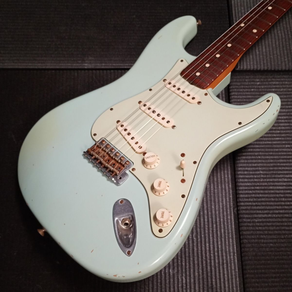 [SN R40187] USED Fender Custom Shop / 1960 Stratocaster Relic Sonic Blue -2007- [04]