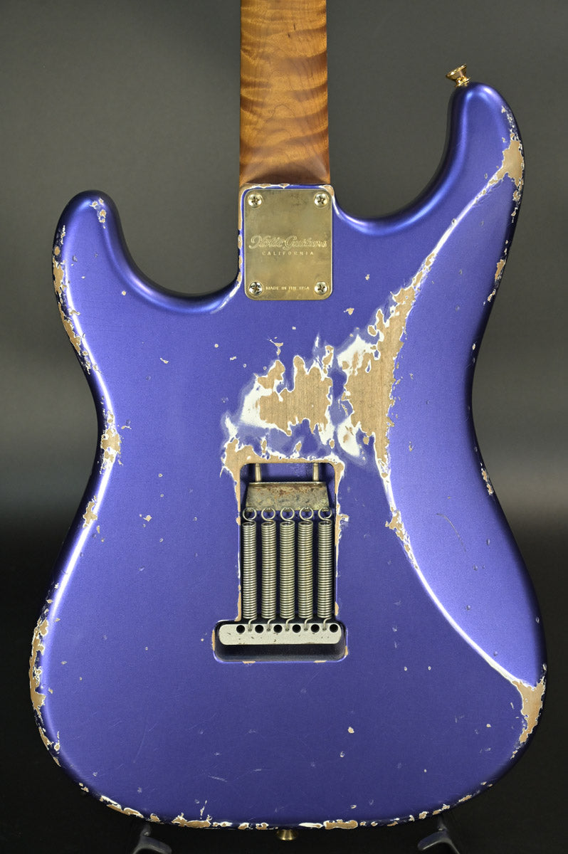 [SN 2928] USED Xotic / XSC-2 Purple Metallic Heavy Aged Alder RM-IR Gold 2023 [10]