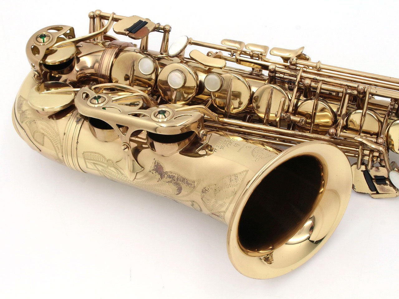 [SN 394325] USED SELMER / Alto saxophone SA80II W/E Series 2, engraved, all tampos replaced [20]