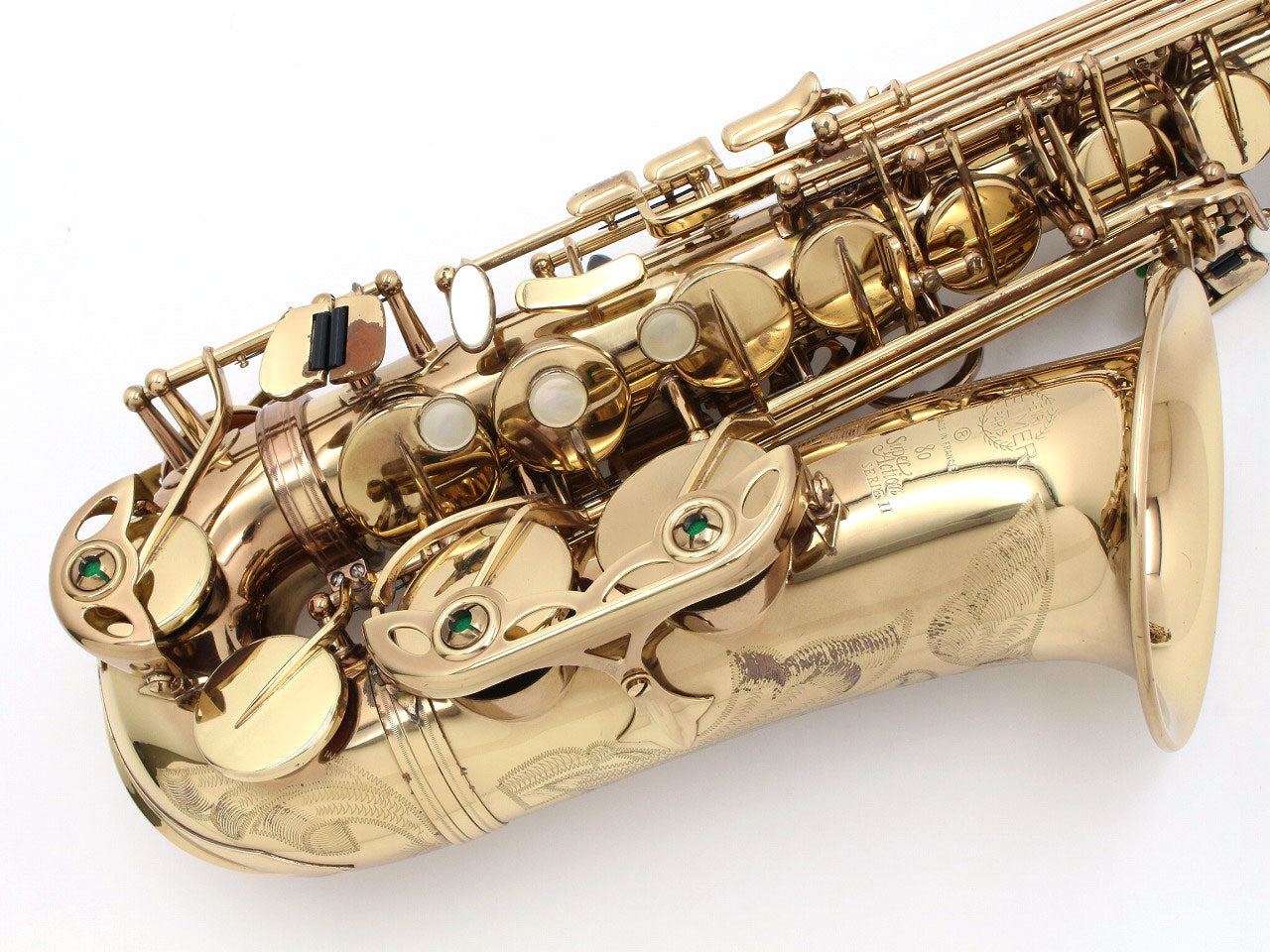 [SN 394325] USED SELMER / Alto saxophone SA80II W/E Series 2, engraved, all tampos replaced [20]