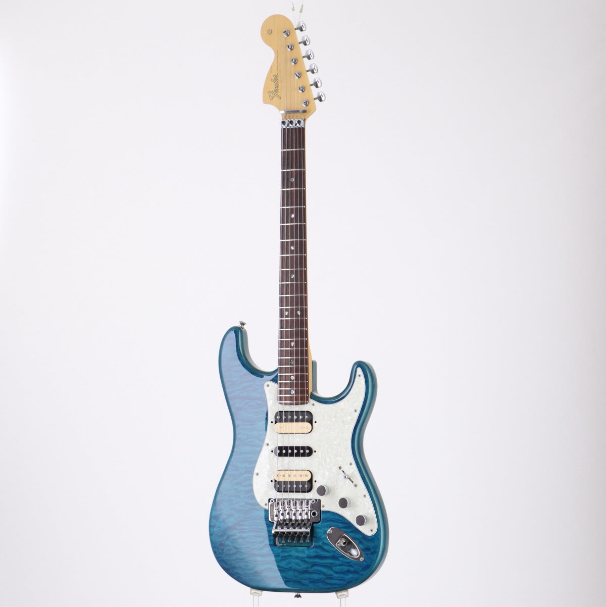 [SN JD19002794] USED Fender / Michiya Haruhata Stratocaster Caribbean Blue Trans (Made in Japan)[2019/3.69kg] Fender [08]