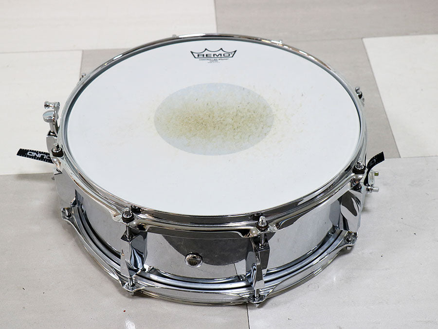 [SN 00010] USED CANOPUS / SAC-1450 metal snare drum [10]