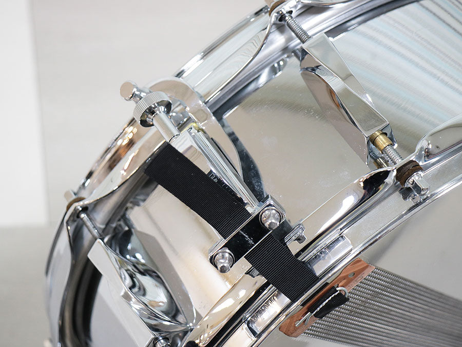 [SN 00010] USED CANOPUS / SAC-1450 metal snare drum [10]