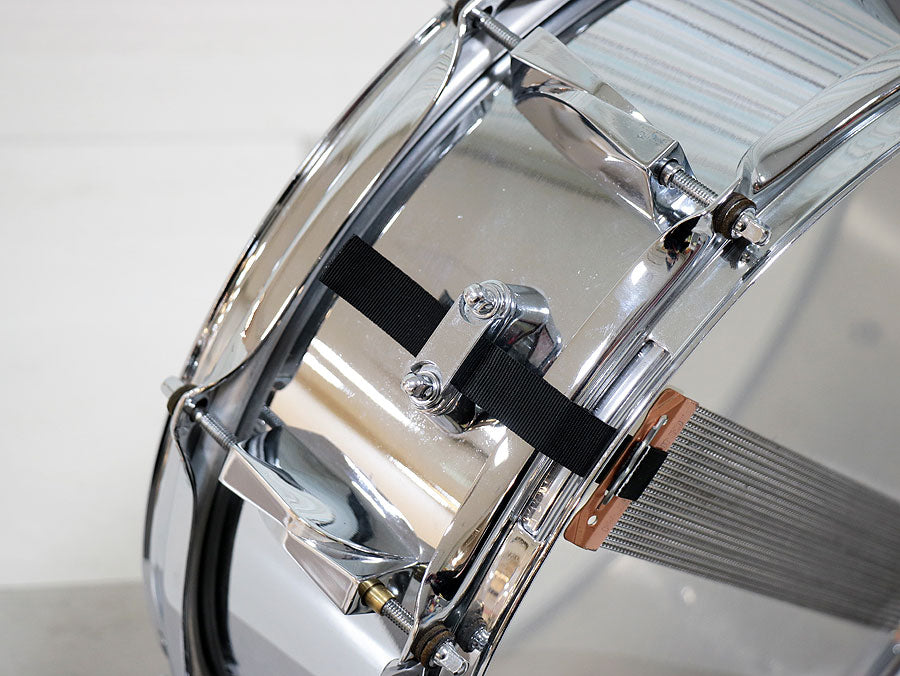 [SN 00010] USED CANOPUS / SAC-1450 metal snare drum [10]