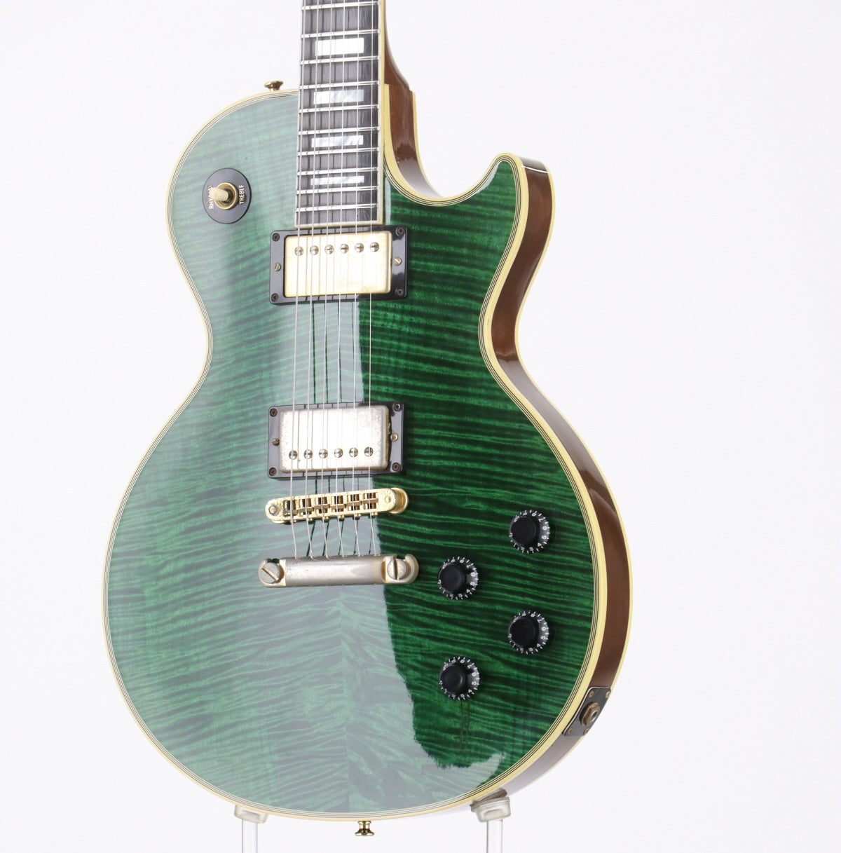 [SN 8 9012] USED Gibson Custom / Les Paul Custom FMT-HB Translucent Green 1998 [10]