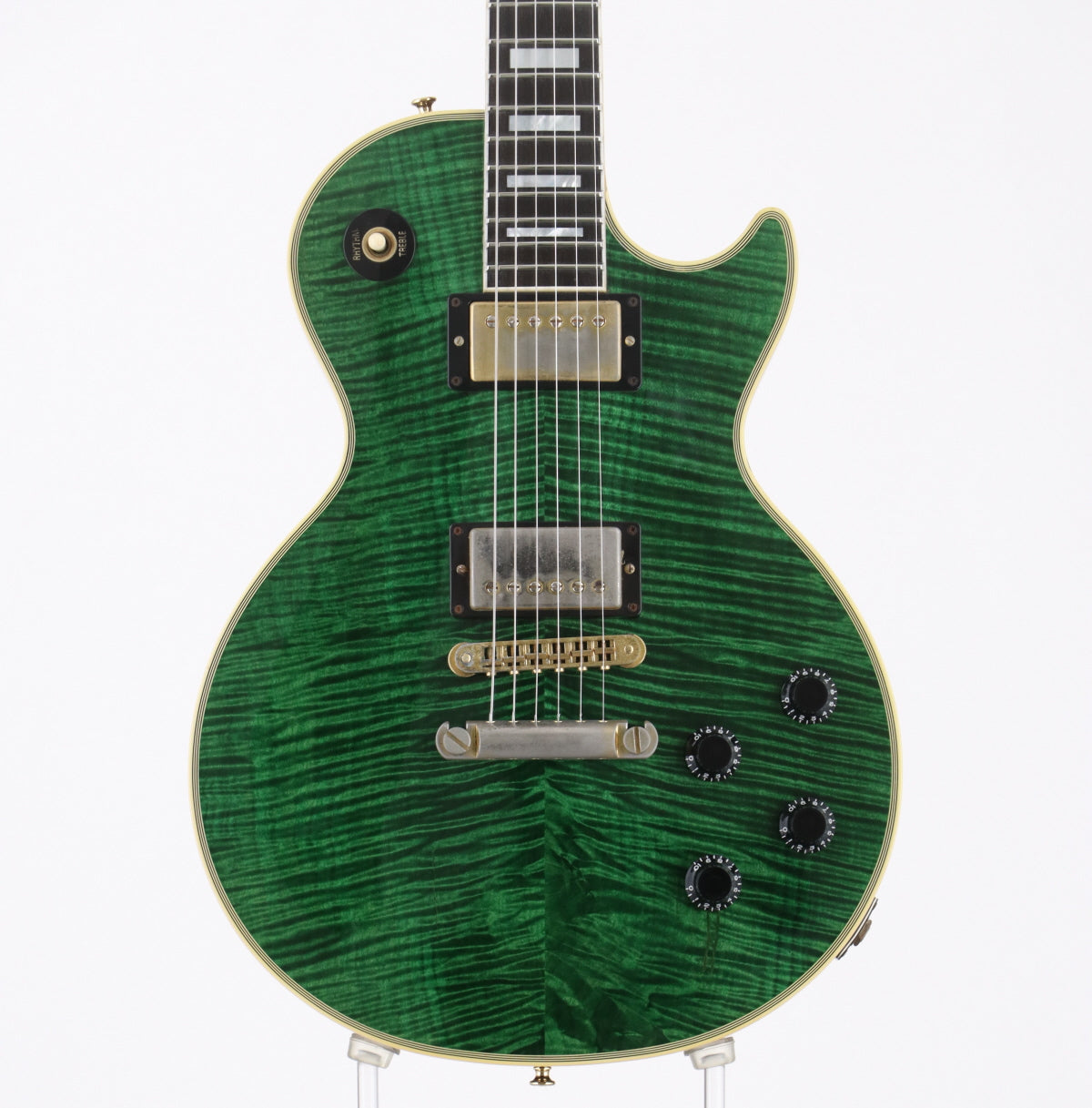 [SN 8 9012] USED Gibson Custom / Les Paul Custom FMT-HB Translucent Green 1998 [10]