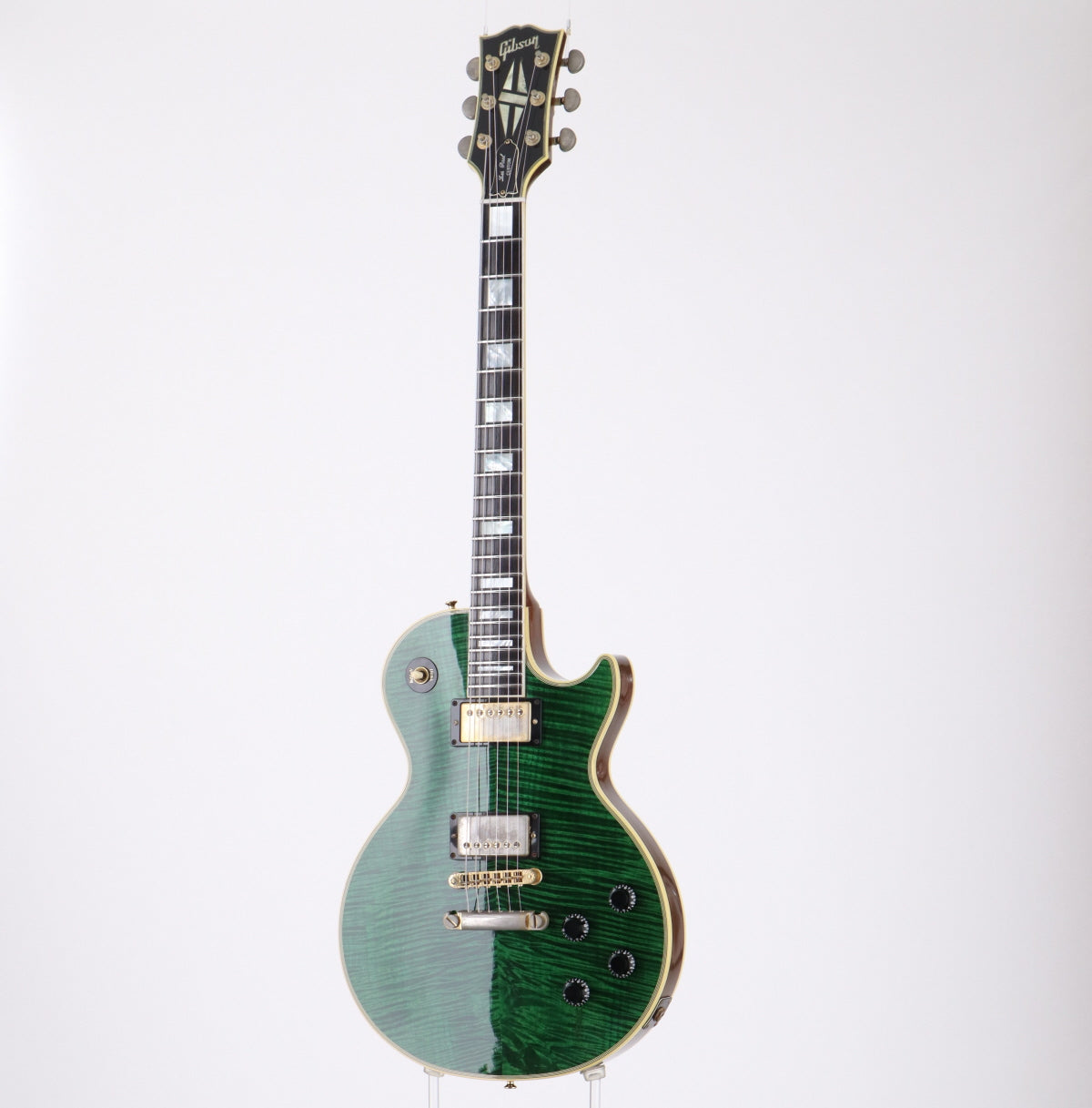 [SN 8 9012] USED Gibson Custom / Les Paul Custom FMT-HB Translucent Green 1998 [10]