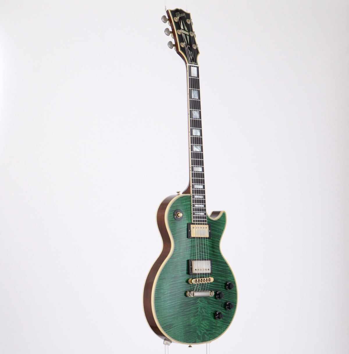 [SN 8 9012] USED Gibson Custom / Les Paul Custom FMT-HB Translucent Green 1998 [10]