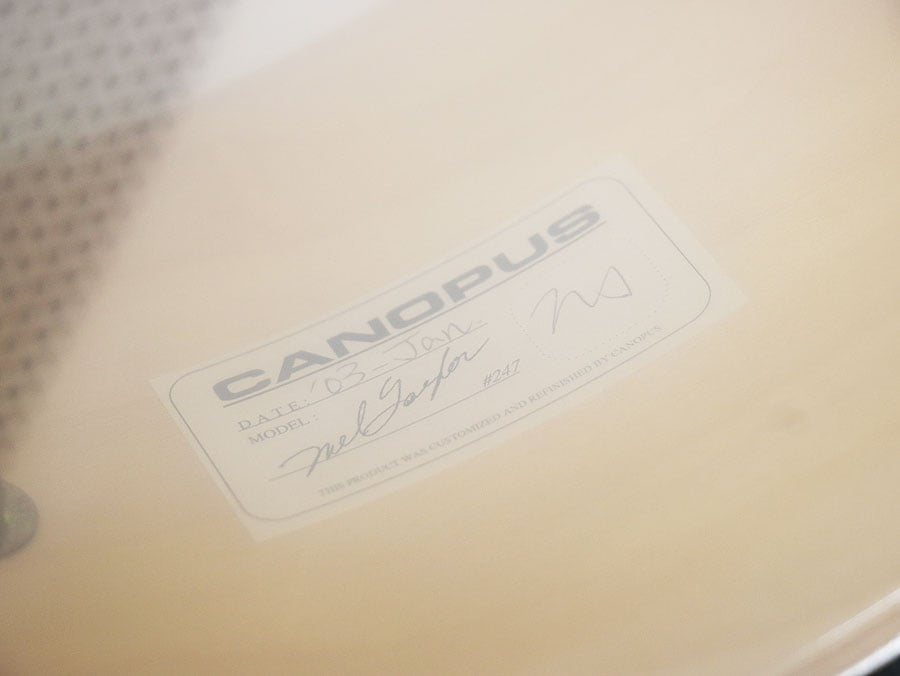 [SN 247] USED CANOPUS / Mel Taylor Snare Drum Snare Drum [10]