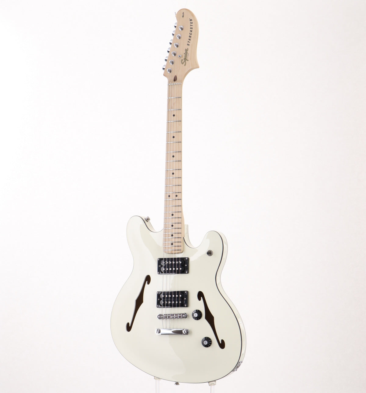 [SN ISSF21005232] USED Squier by Fender / Affinity Series Starcaster Maple Fingerboard Olympic White Squier [3.29kg / made in 2021] [08]