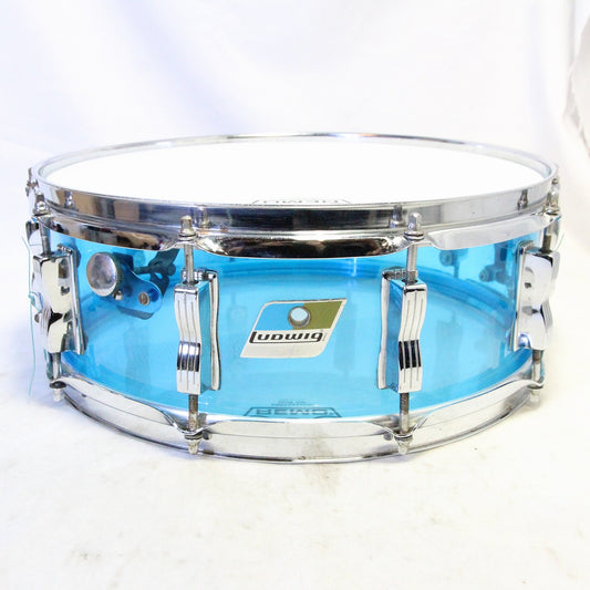 [SN 1598658] USED LUDWIG / Late 70S VISTALITE BLUE Snare 14×5 RADIC VISTALITE Snare Drum [08]