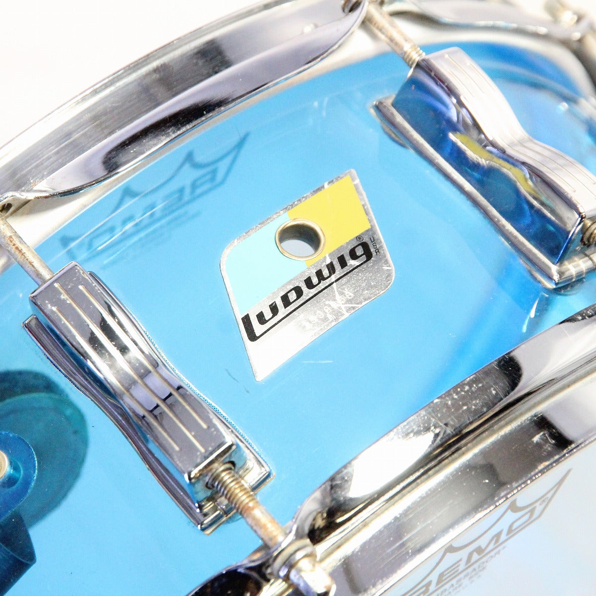 [SN 1598658] USED LUDWIG / Late 70S VISTALITE BLUE Snare 14×5 RADIC VISTALITE Snare Drum [08]