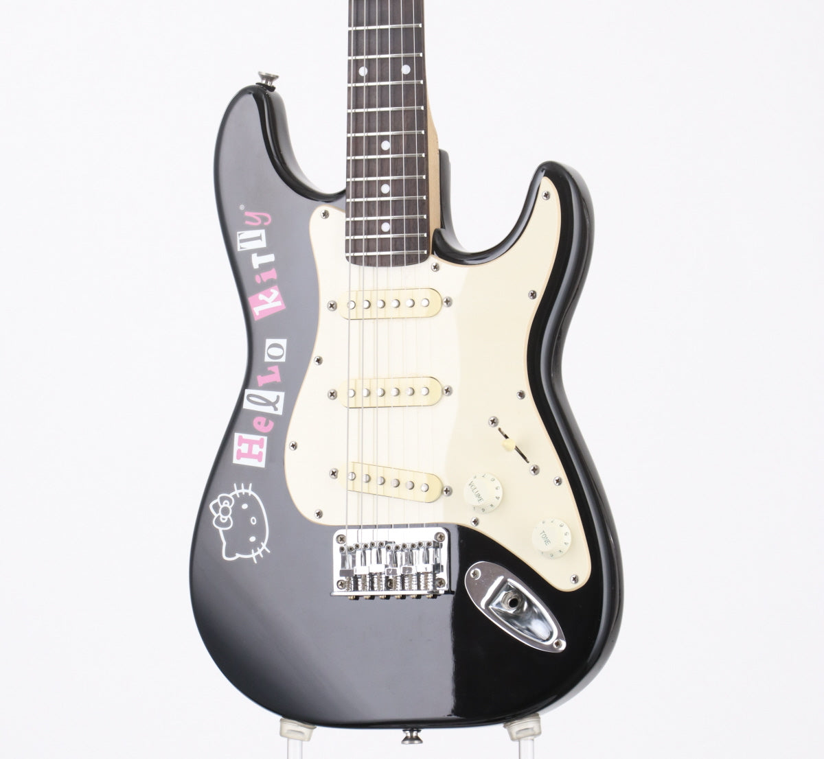 [SN IC060847772] USED Squier by Fender / Hello Kitty Mini Stratocaster BLK [2.57kg / made in 2006] [08]