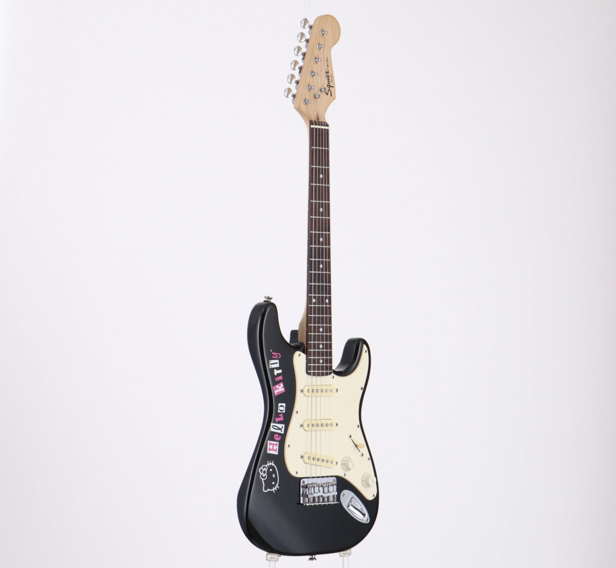 [SN IC060847772] USED Squier by Fender / Hello Kitty Mini Stratocaster BLK [2.57kg / made in 2006] [08]