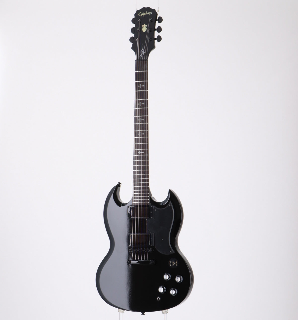 [SN 1008202056] USED Epiphone / Tony Iommi G-400 Ebony 2010 [09]