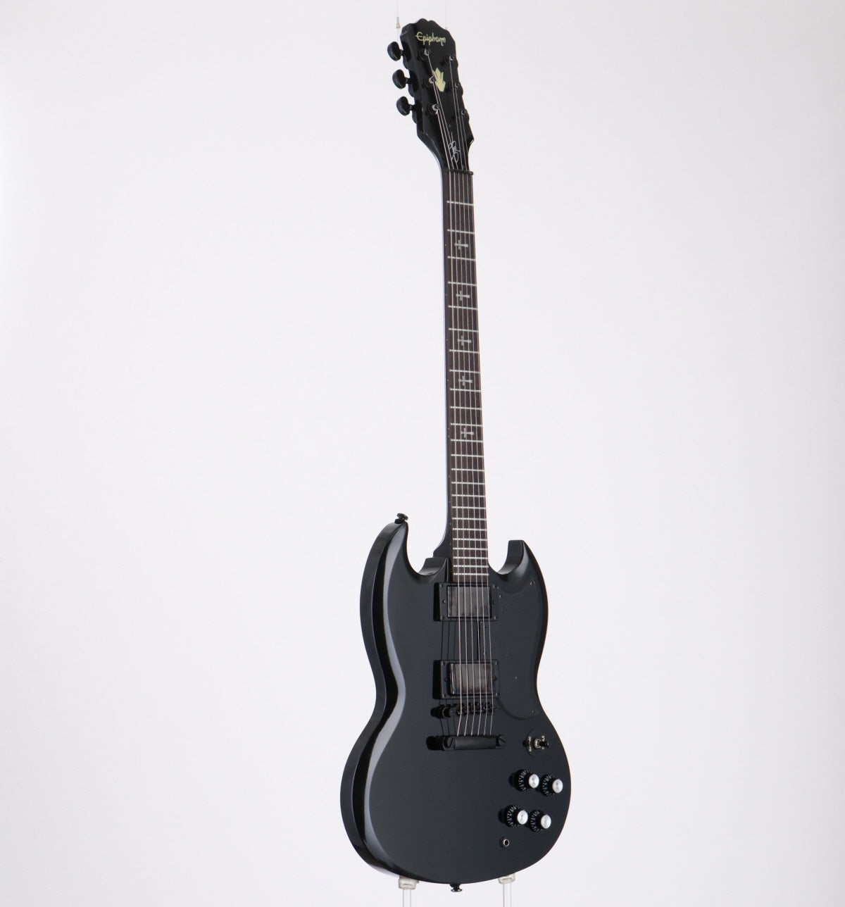 [SN 1008202056] USED Epiphone / Tony Iommi G-400 Ebony 2010 [09]