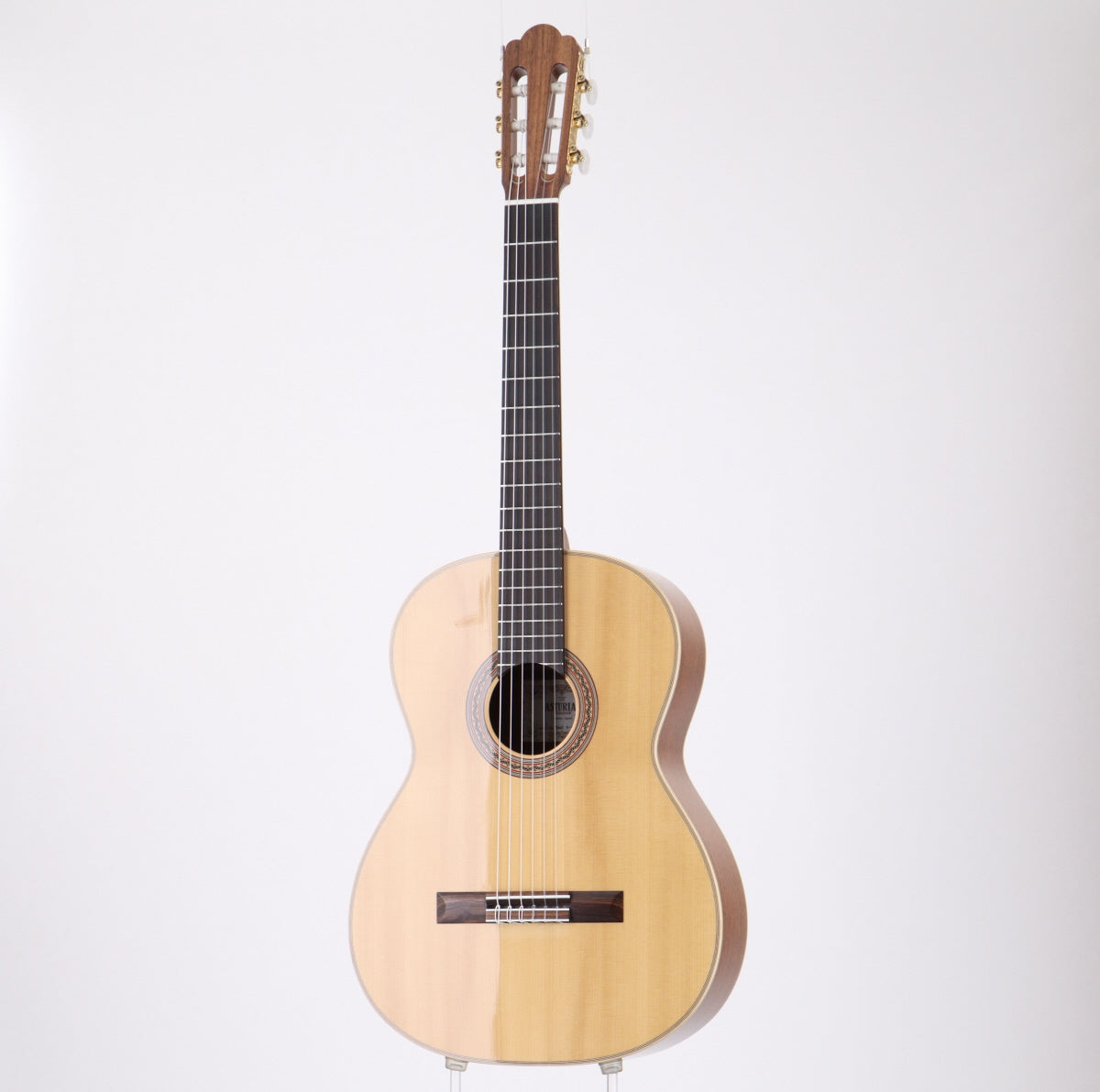 [SN 43702] USED ASTURIAS / Tsuji S-1S German pine veneer/rosewood 650mm Asturias classical guitar gut guitar [08]