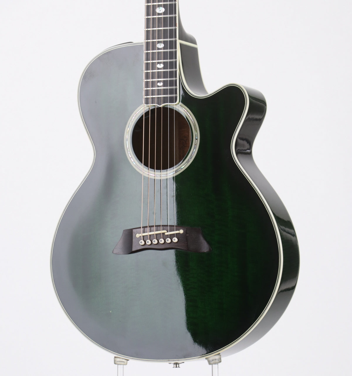 [SN 3312067] USED TAKAMINE / NPT-115 SGS Sea-throw Green Sunburst [10]